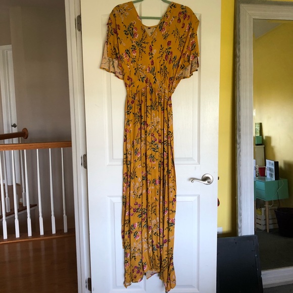Dresses & Skirts - Mustard Maxi sundress!!!!
